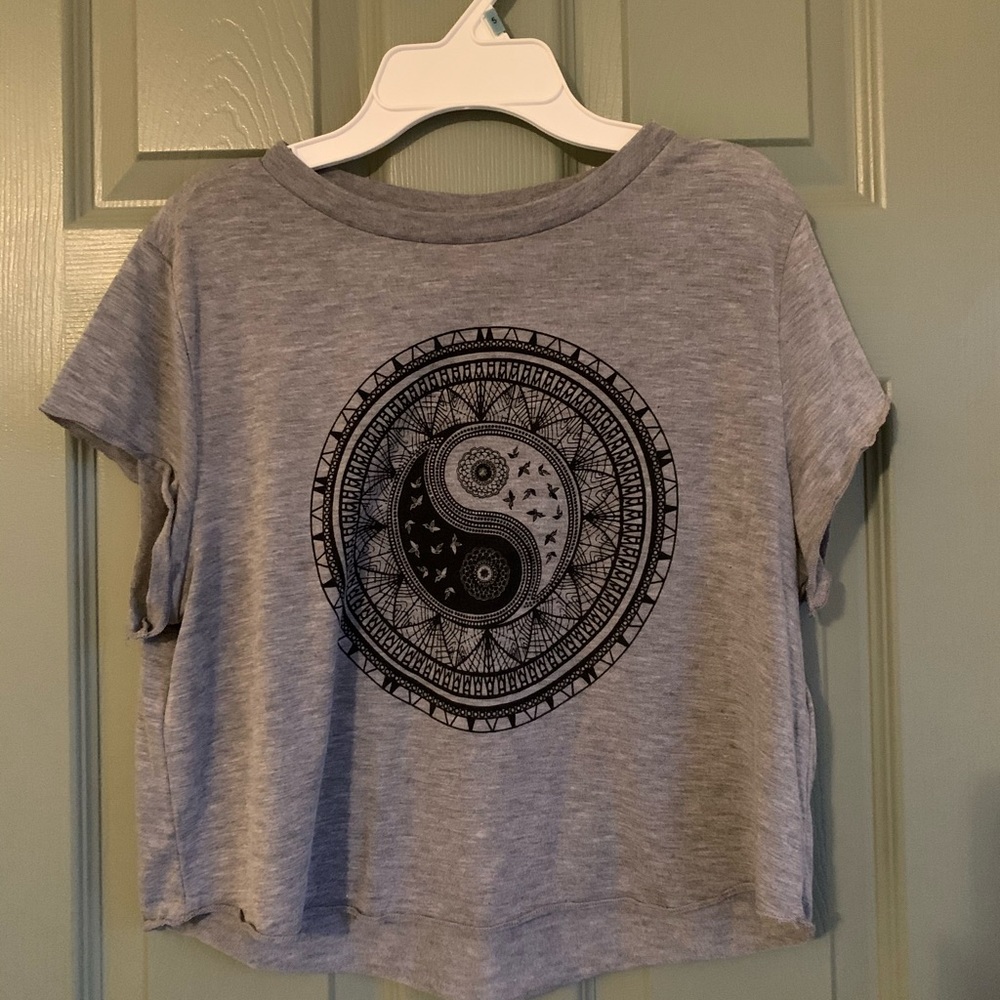 Yin yang crop top